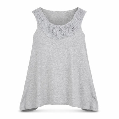 M&S Girls Grey   Basic Tank Size 10 Years