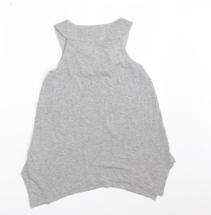 M&S Girls Grey   Basic Tank Size 10 Years