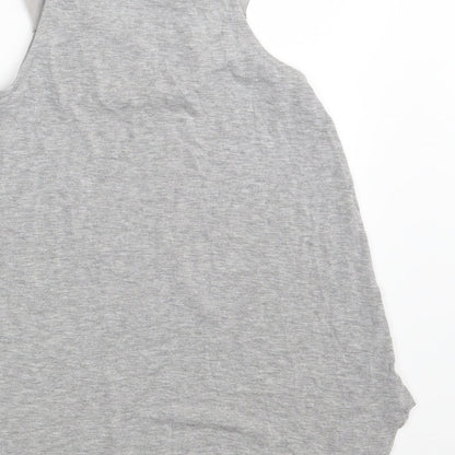 M&S Girls Grey   Basic Tank Size 10 Years