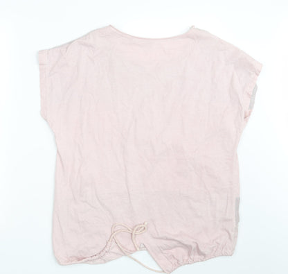 Womens UK Size One Size New Collection Pink Basic T-Shirt