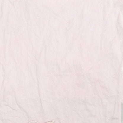 Womens UK Size One Size New Collection Pink Basic T-Shirt