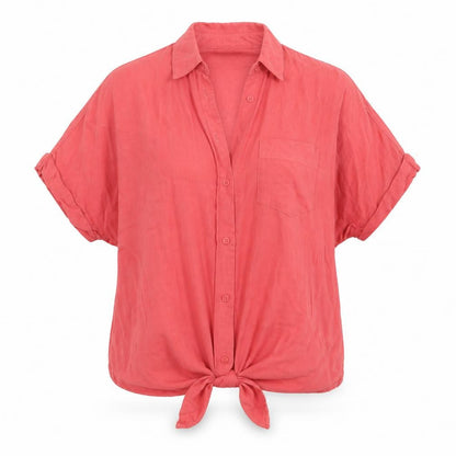 New Look Womens Pink   Basic Button-Up Size 10