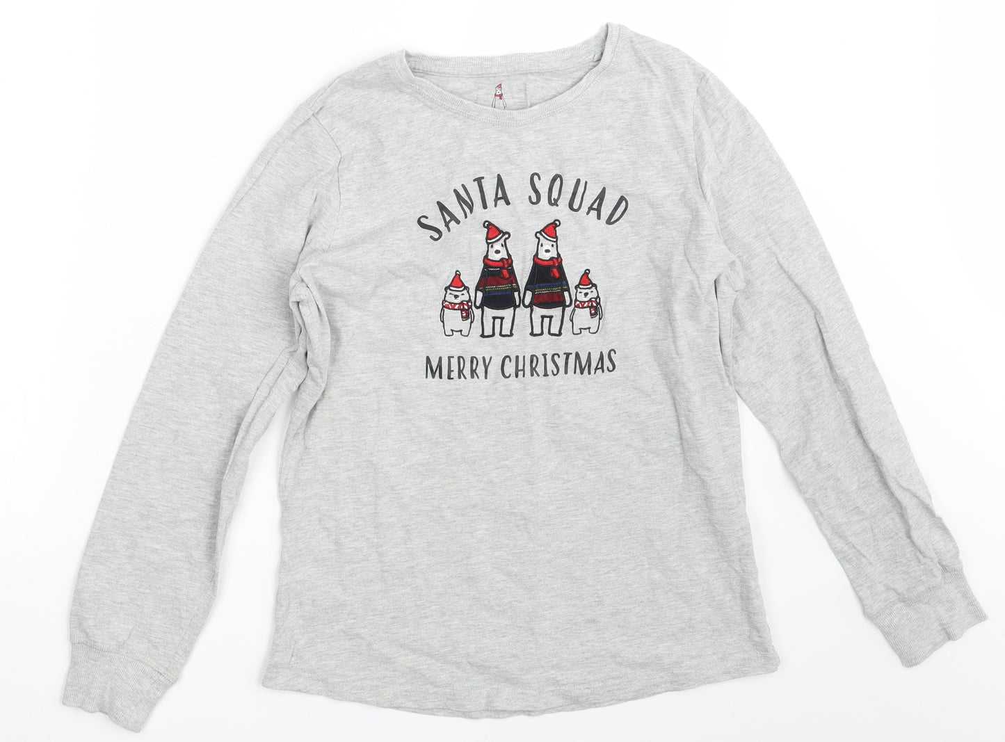 Avenue Womens Grey   Pullover Sweatshirt Size S  - Seasonal Christmas Festive Holiday