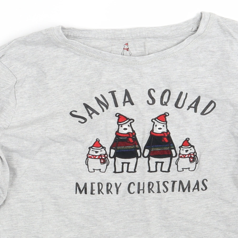Avenue Womens Grey   Pullover Sweatshirt Size S  - Seasonal Christmas Festive Holiday