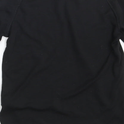 Wed'ze Girls Black   Pullover Sweatshirt Size 12 Years