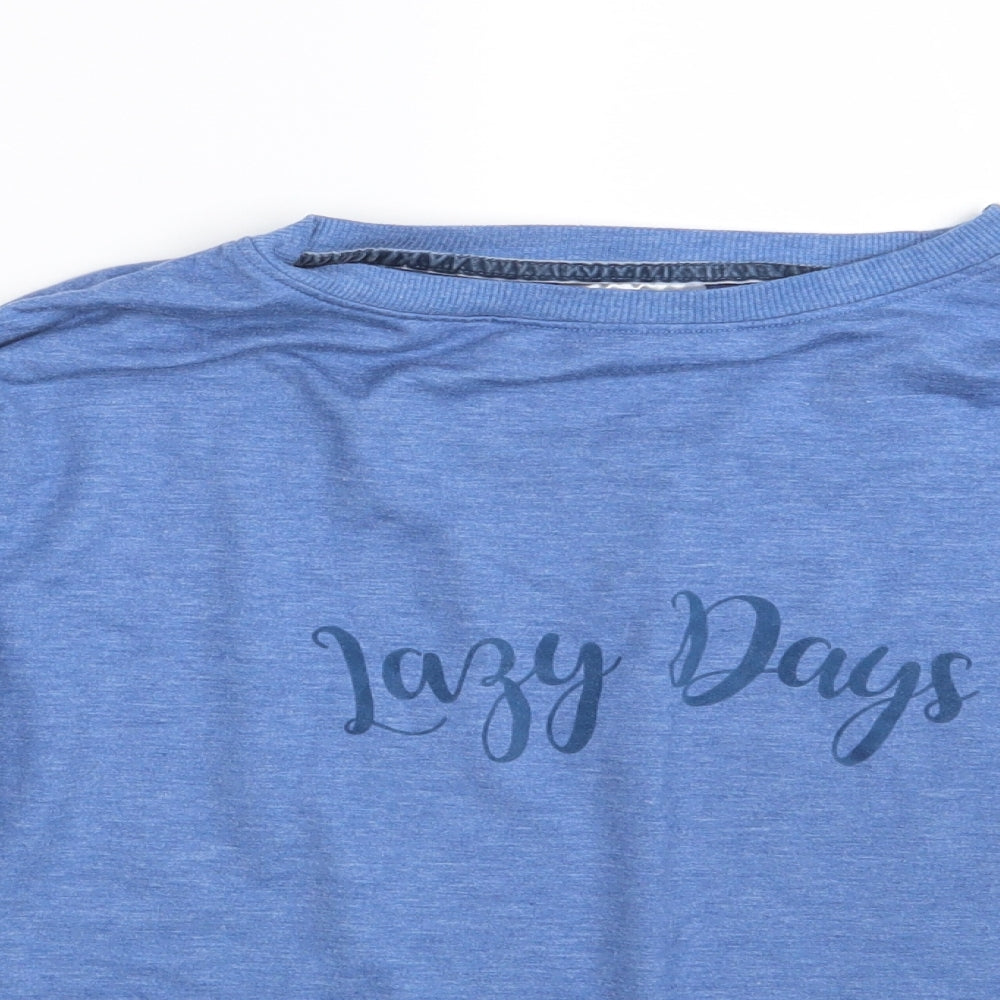 Avenue Womens Blue   Pullover Sweatshirt Size S  - Lazy Days