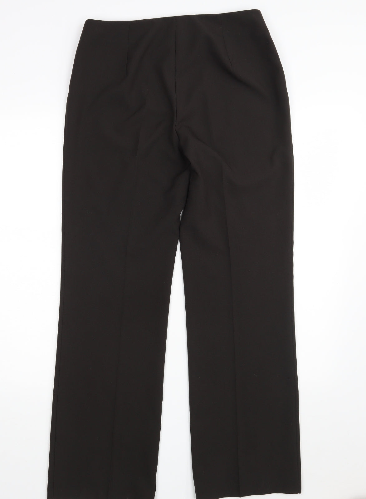 Womens UK Size 10 M&S Regular Fit Dress Pants Black Trousers