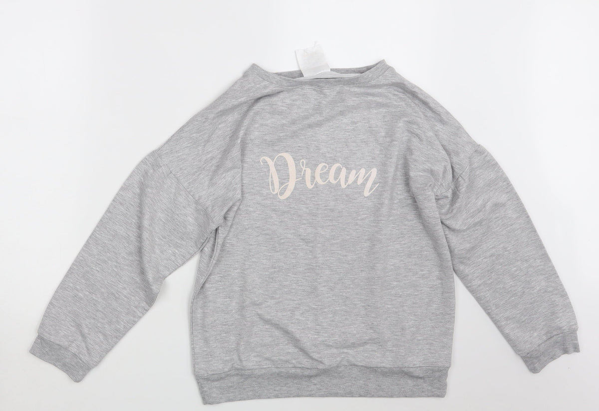 Avenue Womens Grey   Pullover Sweatshirt Size S  - Dream