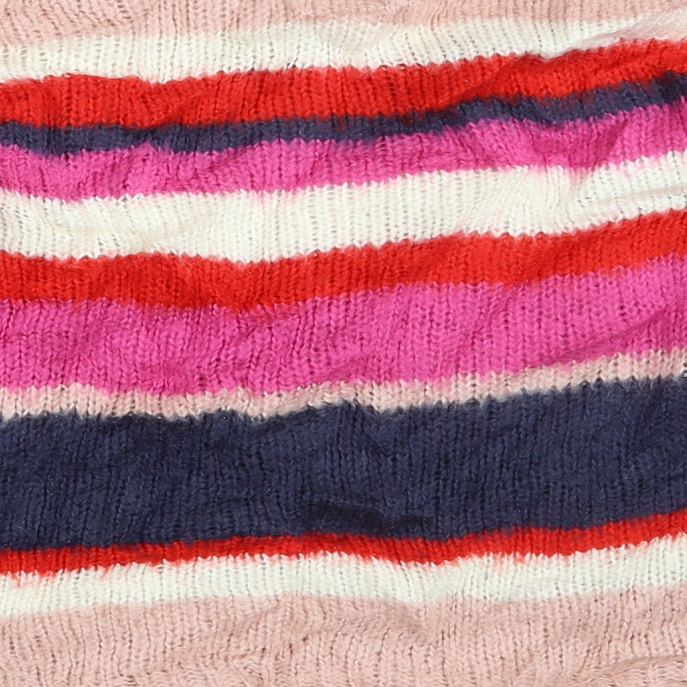George Womens Multicoloured Striped  Pullover Jumper Size 12