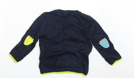 George Boys Blue   Pullover Jumper Size 2-3 Years