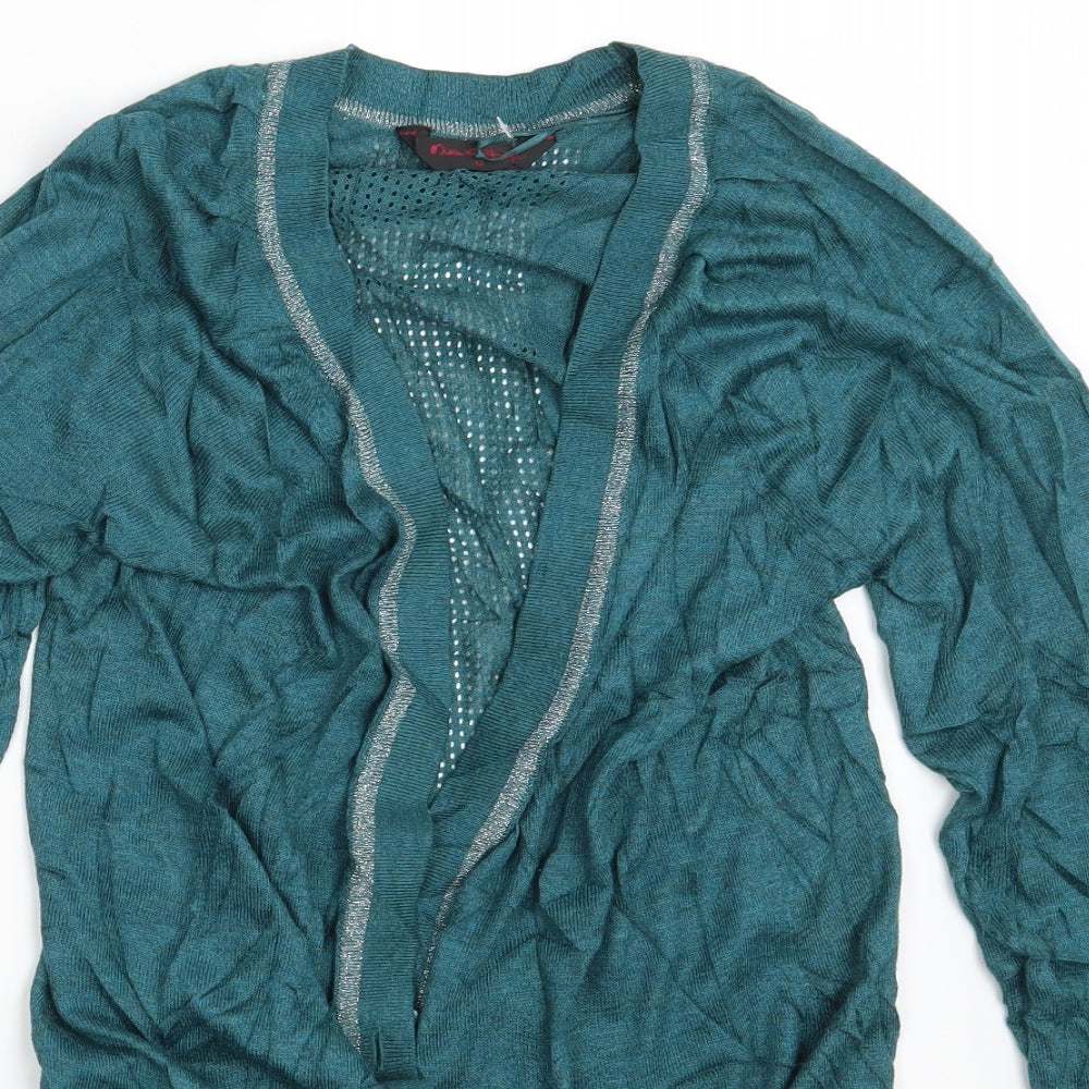 Womens UK Size 12 Miss Selfridge Green Cardigan Jumper