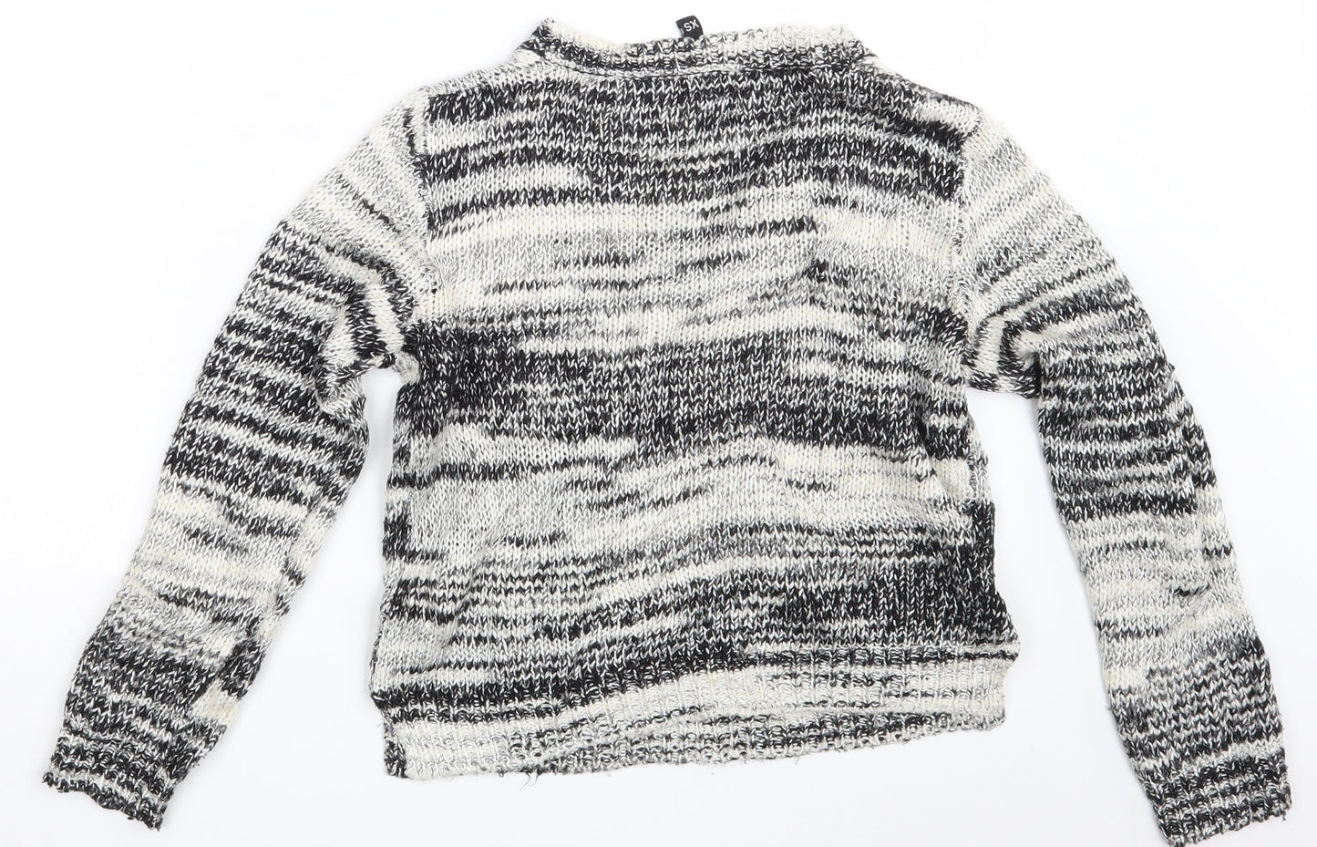 Womens UK Size XS H&M White Pullover Jumper