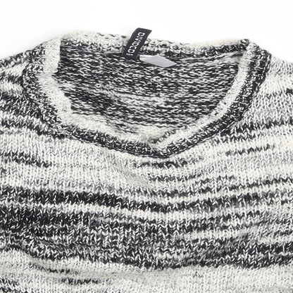 Womens UK Size XS H&M White Pullover Jumper