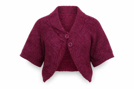Womens UK Size 10 Evie Purple Wrap Jumper