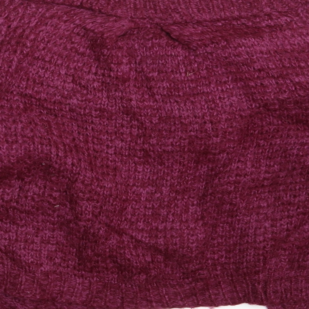 Womens UK Size 10 Evie Purple Wrap Jumper