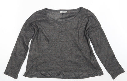Additional front view of Atmosphere women’s brown pullover sweatshirt, size UK 10