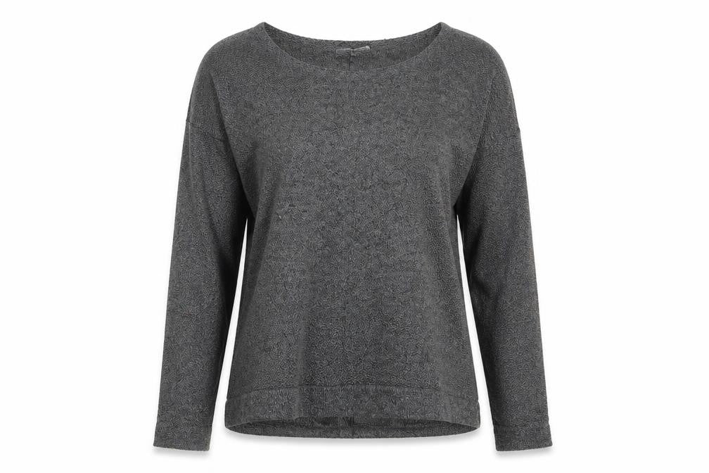 Front view of Atmosphere women’s brown pullover sweatshirt, size UK 10