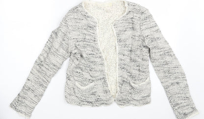 Zara Girls Beige   Cardigan Jumper Size 13-14 Years