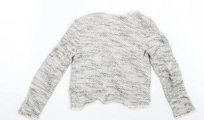 Zara Girls Beige   Cardigan Jumper Size 13-14 Years