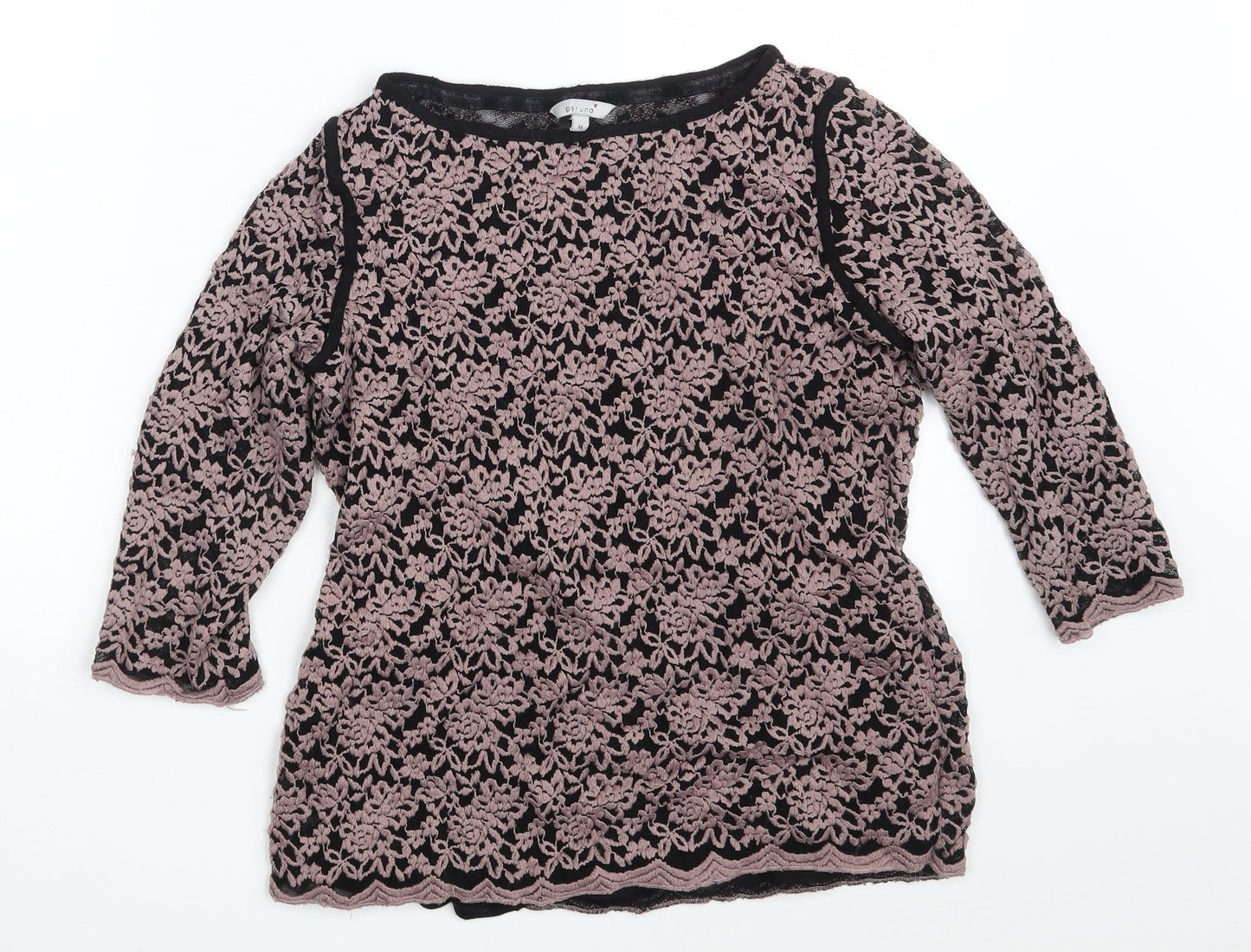 Womens UK Size 14 M&S Black Pullover Jumper