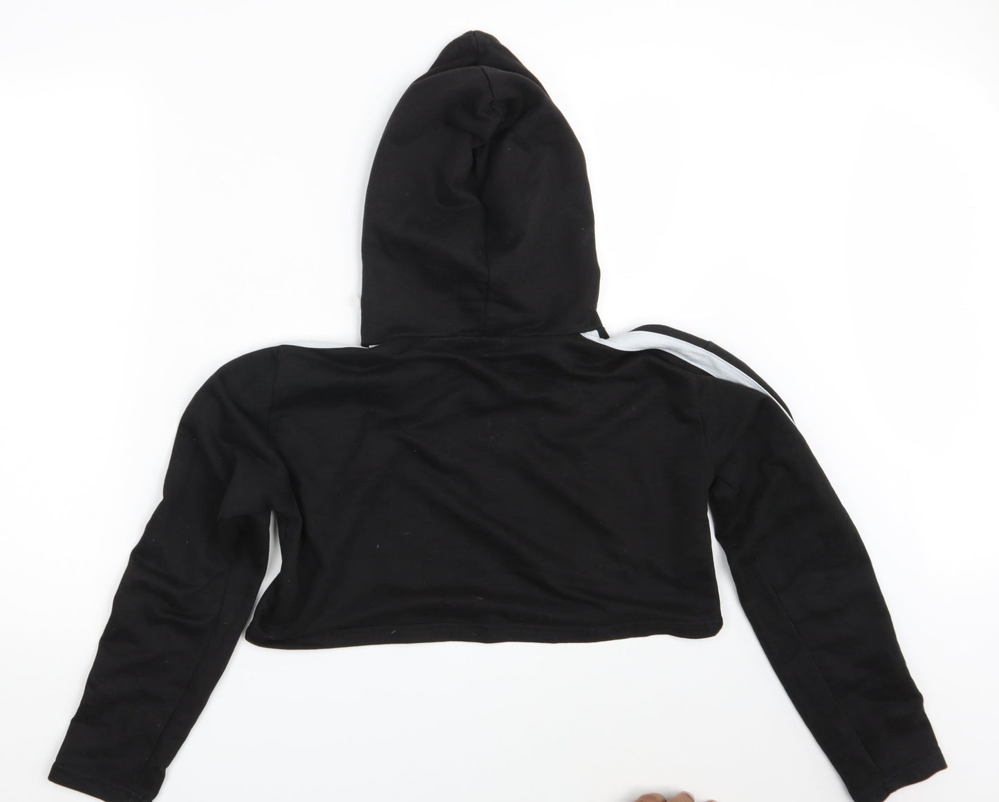 PindyDoll Womens Black   Pullover Hoodie Size 12  - Croppped