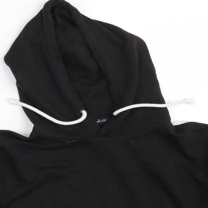 PindyDoll Womens Black   Pullover Hoodie Size 12  - Croppped