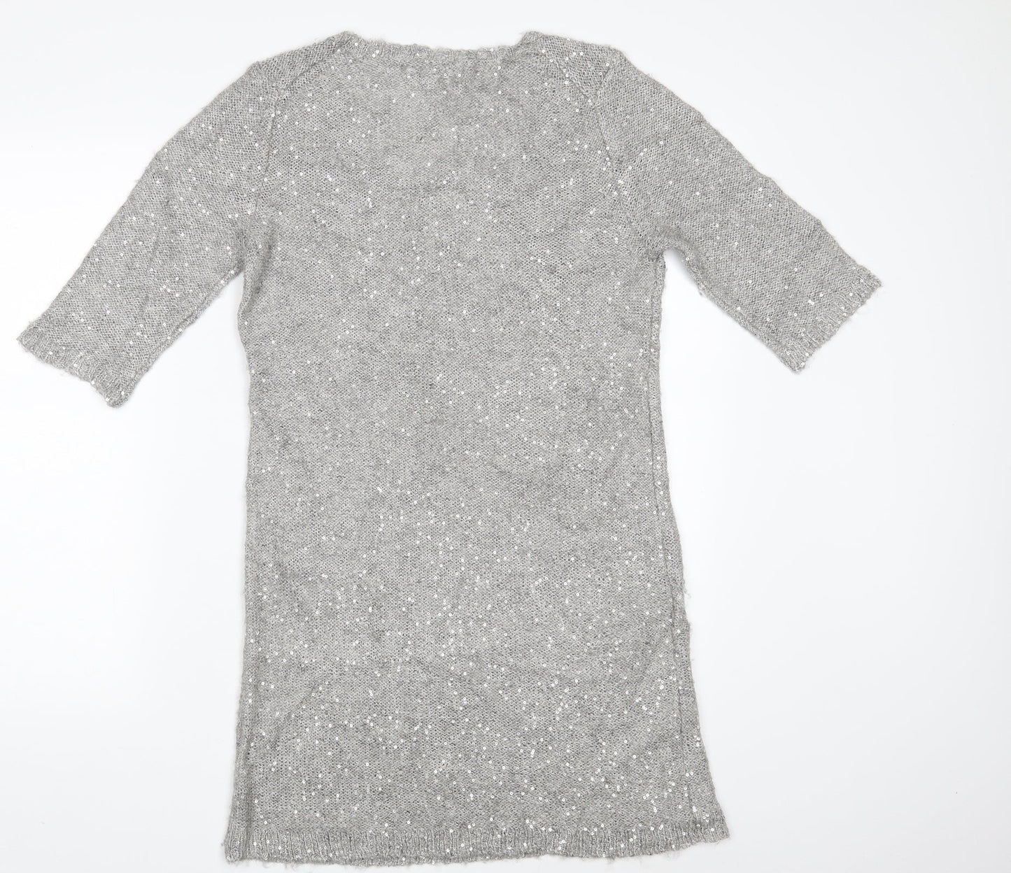 Style Butler Womens Silver   Fit & Flare  Size L
