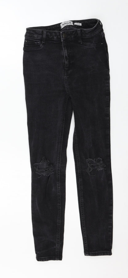 New Look Womens Black  Denim Skinny Jeans Size 8 L26 in