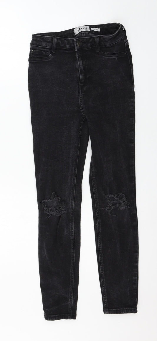 New Look Womens Black  Denim Skinny Jeans Size 8 L26 in