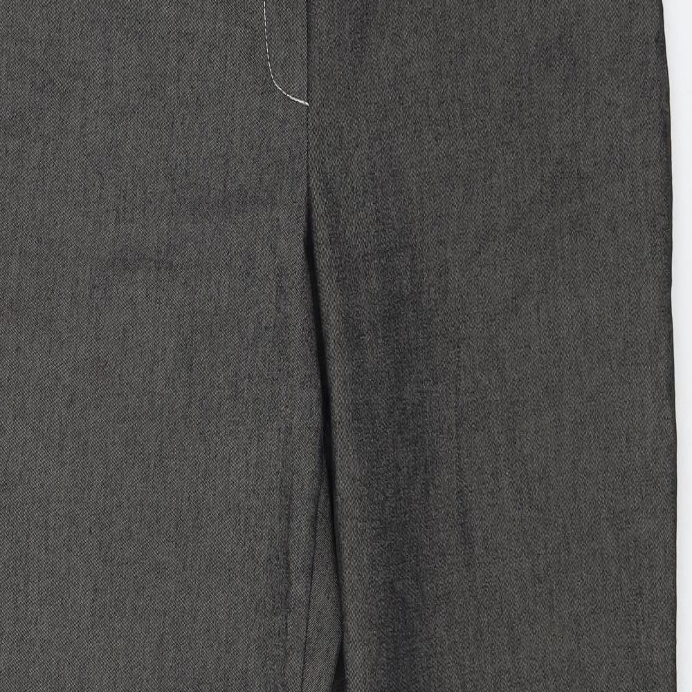 Womens UK Size 12 Preworn Regular Fit  Grey Trousers