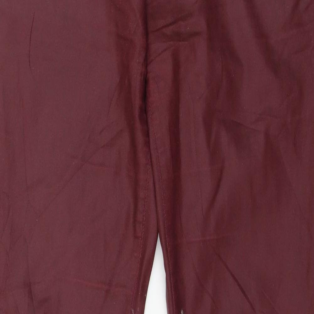 Christine Womens Purple  Denim Skinny Jeans Size 8 L30 in