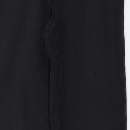 Denim & Co. Womens Black  Denim Skinny Jeans Size 8 L28 in