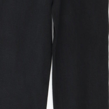 Denim & Co. Womens Black  Denim Skinny Jeans Size 8 L28 in