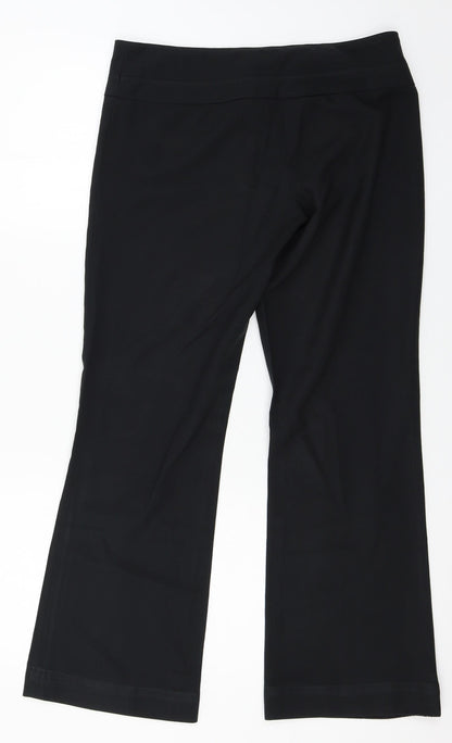 Womens UK Size 10 New Look Regular Fit  Black Trousers