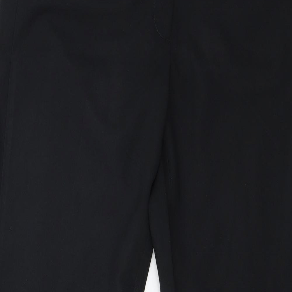 Womens UK Size 10 New Look Regular Fit  Black Trousers