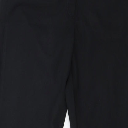 Womens UK Size 10 New Look Regular Fit  Black Trousers