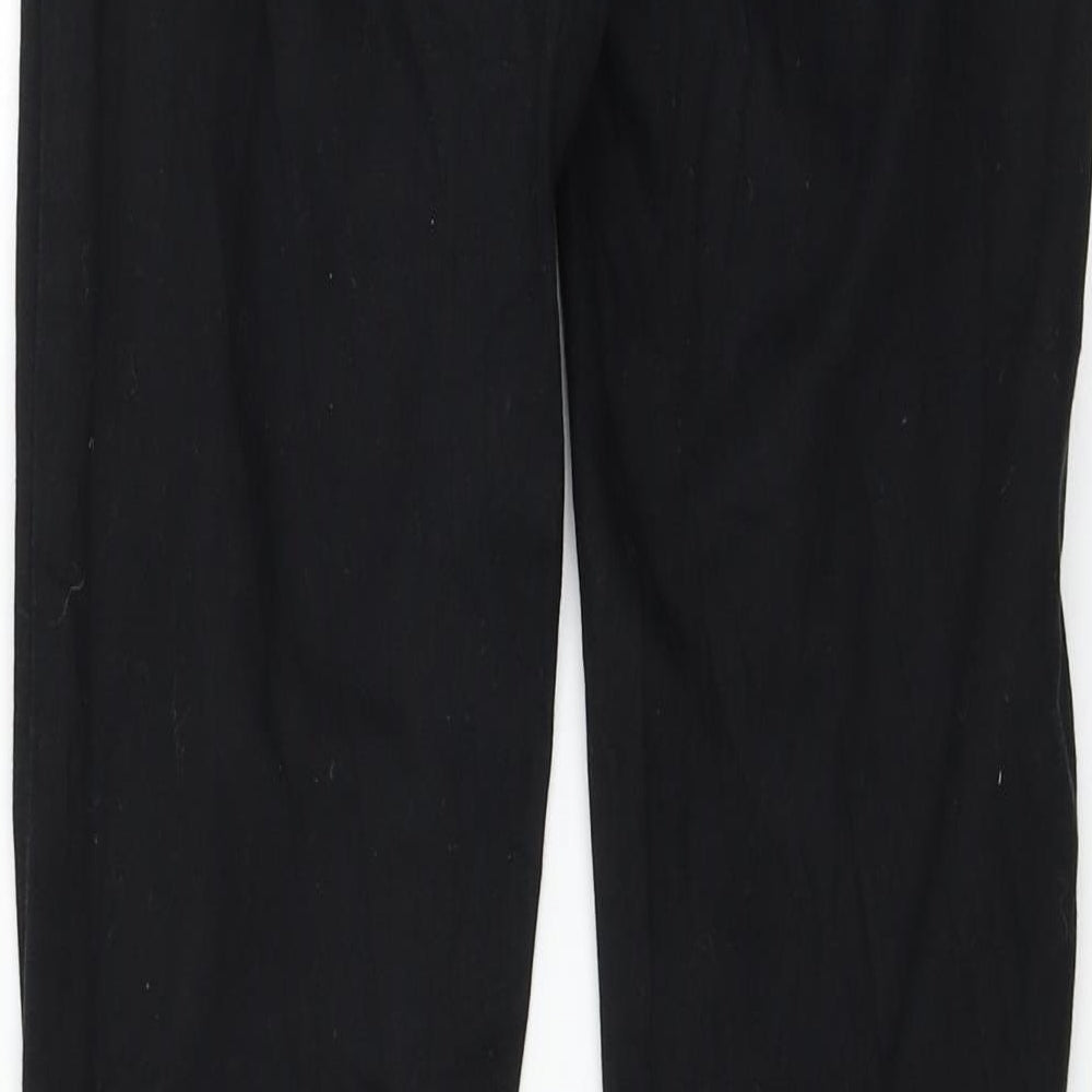 Womens UK Size S Pieces Regular Fit Straight Black Jeans