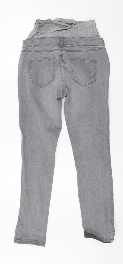 C&A Womens Grey  Denim Skinny Jeans Size 8 L27 in