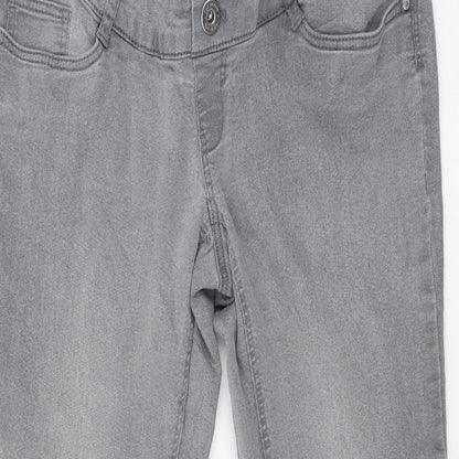 C&A Womens Grey  Denim Skinny Jeans Size 8 L27 in