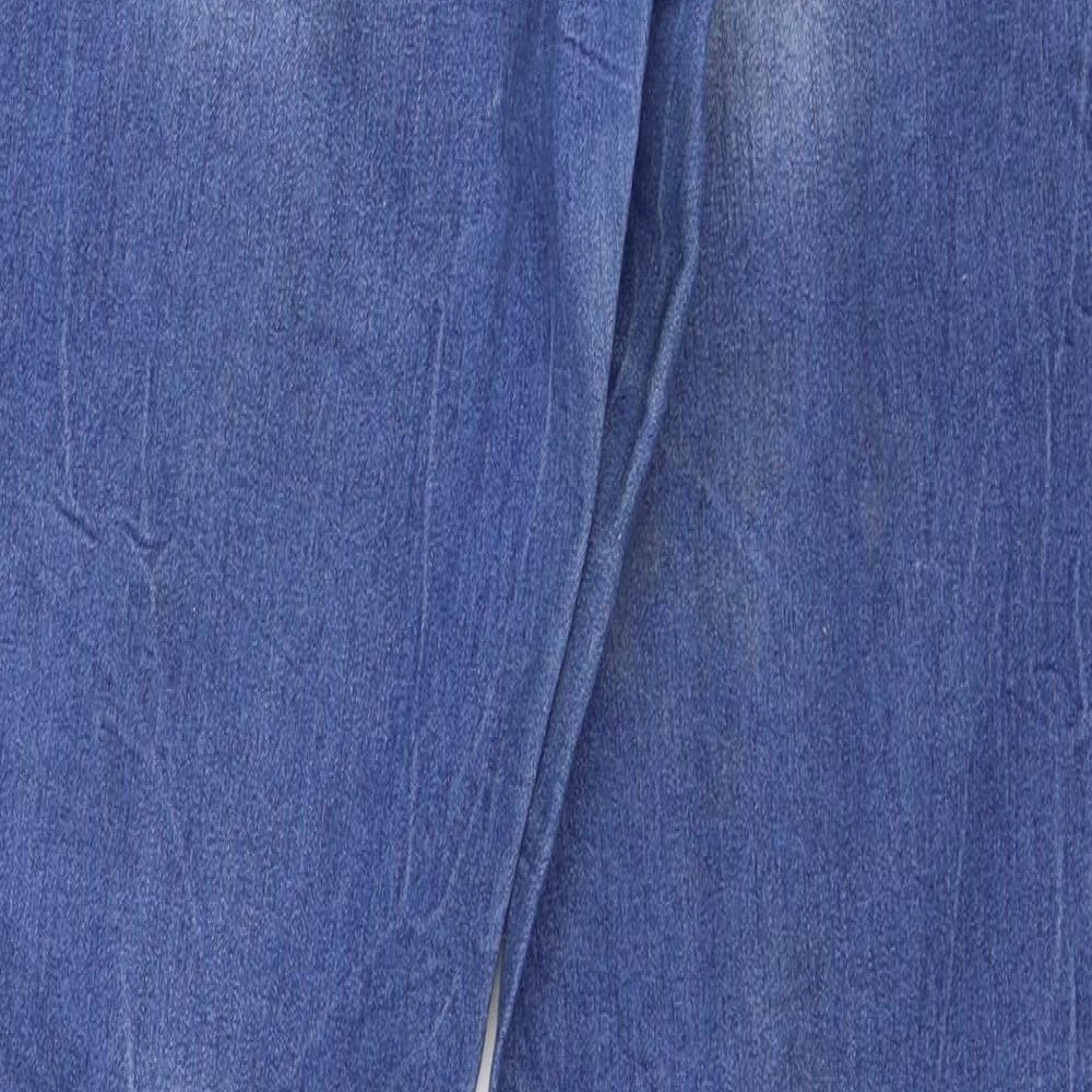 Push up Womens Blue  Denim Mom Jeans Size 34 in L30 in