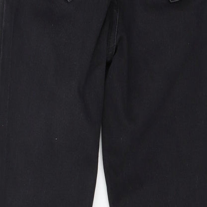 Denim & Co. Womens Black  Denim Skinny Jeans Size 8 L24 in