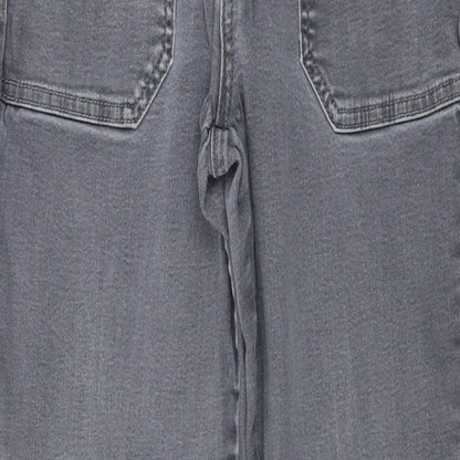 Dorothy Perkins Womens Grey  Denim Skinny Jeans Size 12 L28 in