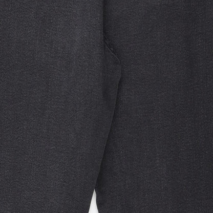 Denim & Co. Womens Grey  Denim Skinny Jeans Size 14 L26 in