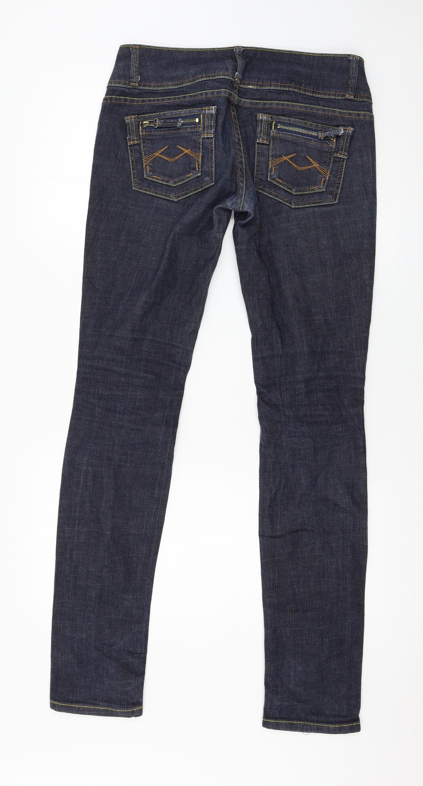 Womens UK Size 10 TALLY WEiJL Regular Fit Skinny Blue Jeans