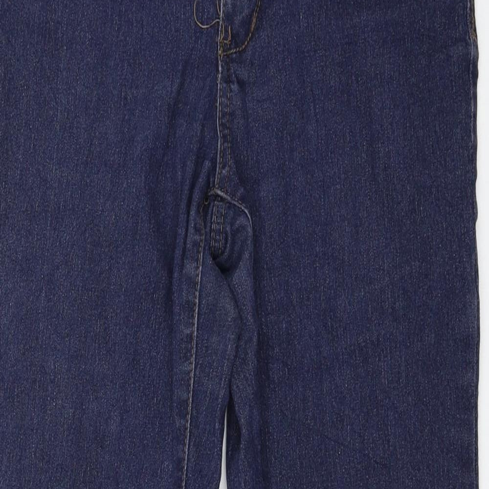 Jania Womens Blue  Denim Straight Jeans Size 8 L30 in