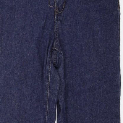 Jania Womens Blue  Denim Straight Jeans Size 8 L30 in