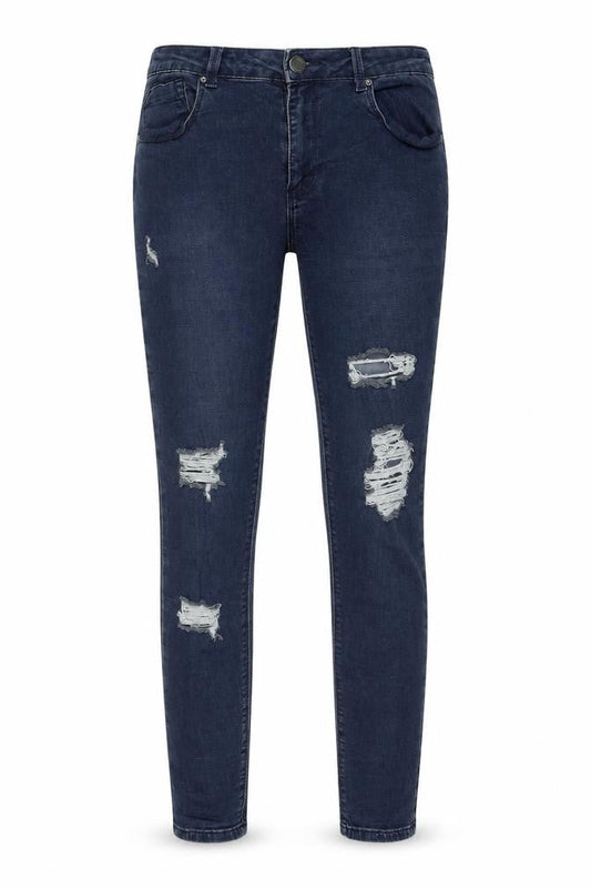 Womens UK Size 8 Simply Be Regular Fit Skinny Blue Jeans
