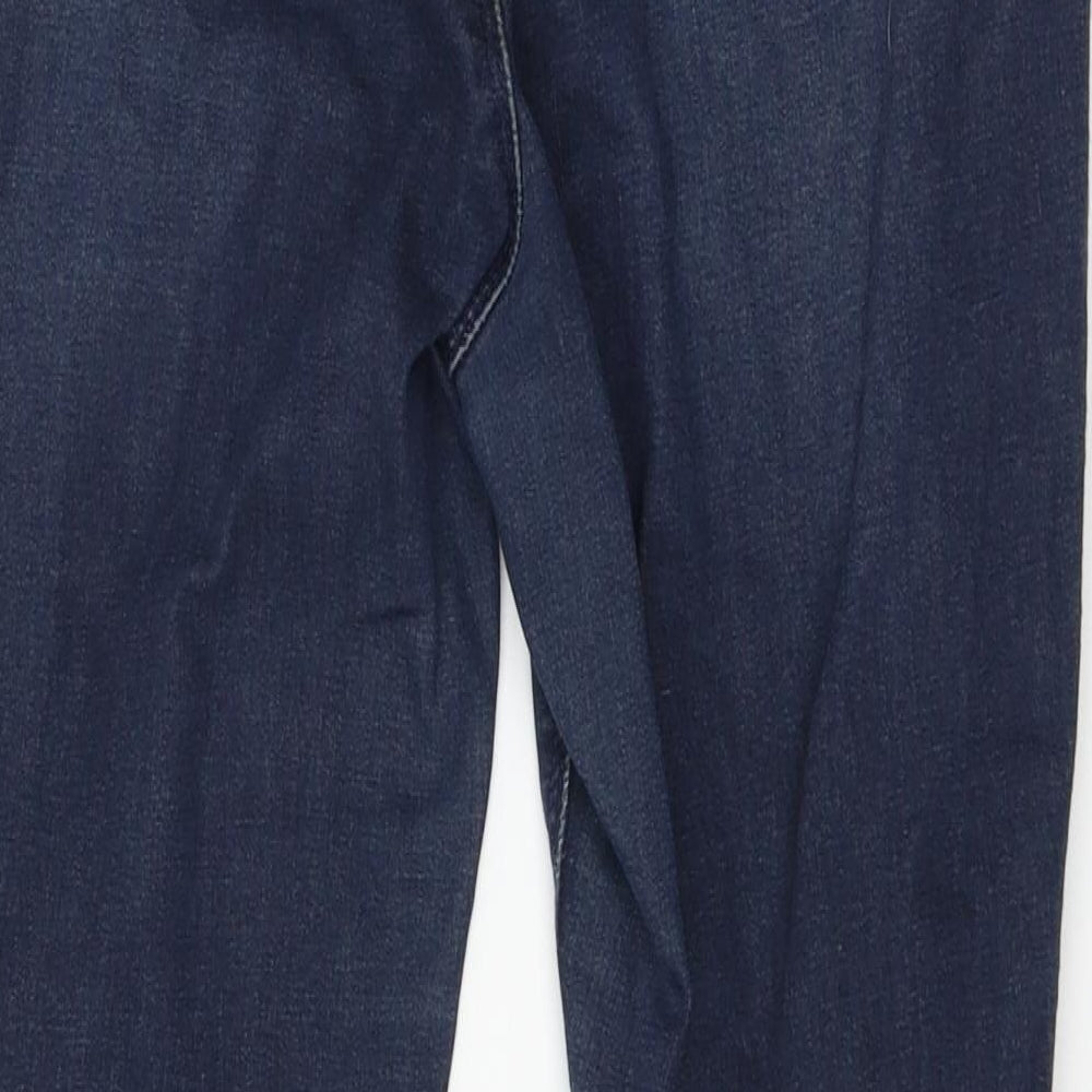 Simply Be Womens Blue  Denim Skinny Jeans Size 8 L25 in