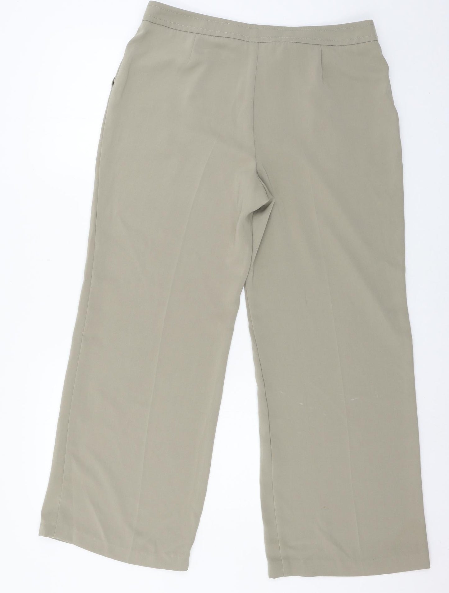 Womens UK Size 34 in Marks and Spencer Regular Fit  Grey Trousers