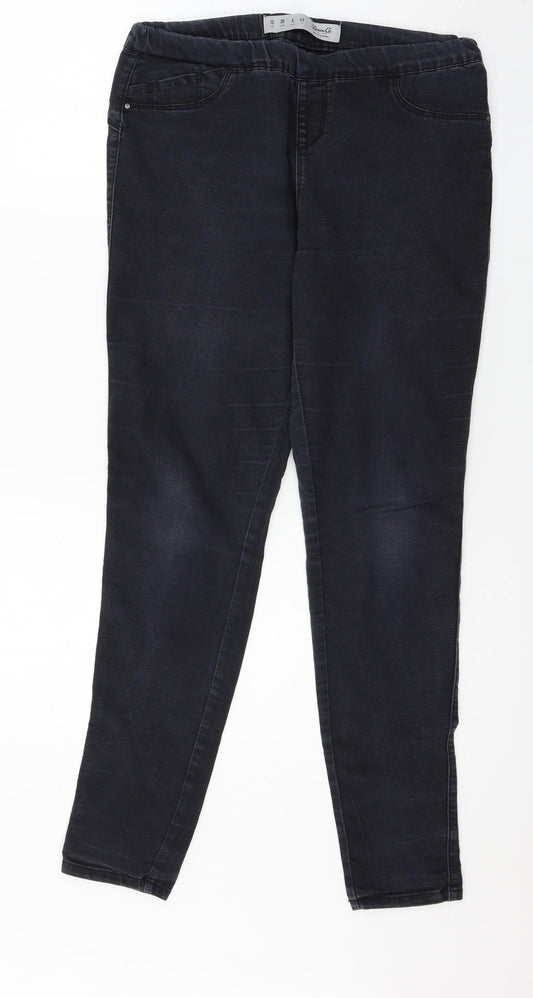 Denim & Co. Womens Blue  Denim Jegging Jeans Size 10 L29 in